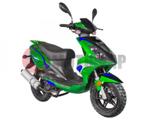 Скутер МирМ TRACER-50 EMS50QT-21 Скутер МирМ TRACER-50 EMS50QT-21