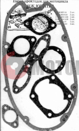 Набор ИжЮп5 прокладок двигателя без прокладок под головку Набор ИжЮп5 прокладок двигателя без прокладок под головку