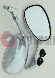 Зеркала (012)(1038) d10mm Каплевидные объемные ХРОМ Зеркала (012)(1038) d10mm Каплевидные объемные ХРОМ