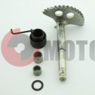 Вал кикстартера с сектором L=146mm.GY6125-150cc 157QMJ/152QMI (пруж.+втулка) Вал кикстартера с сектором L=146mm.GY6125-150cc 157QMJ/152QMI (пруж.+втулка)