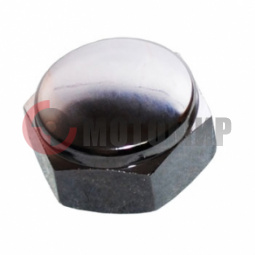 Гайка рулевой колонки верхняя.Альфа Дельта хромир. Гайка рулевой колонки верхняя.Альфа Дельта хромир.